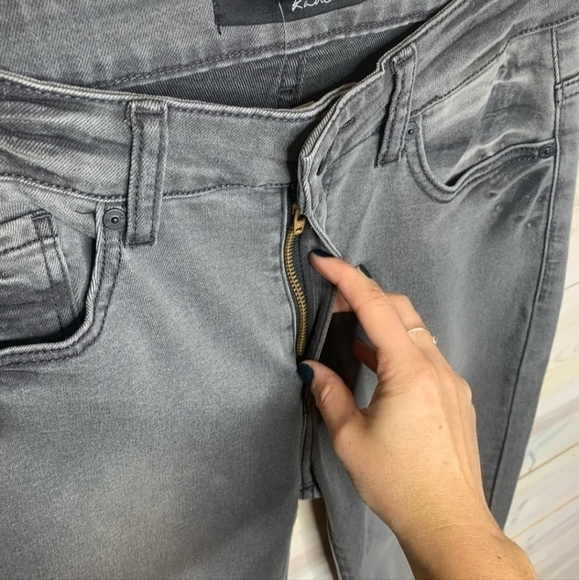 KanCan Gray Skinny Jeans Women's 5 / 26 Neutral Basic Classic Fall Winter EUC - Picture 11 of 16